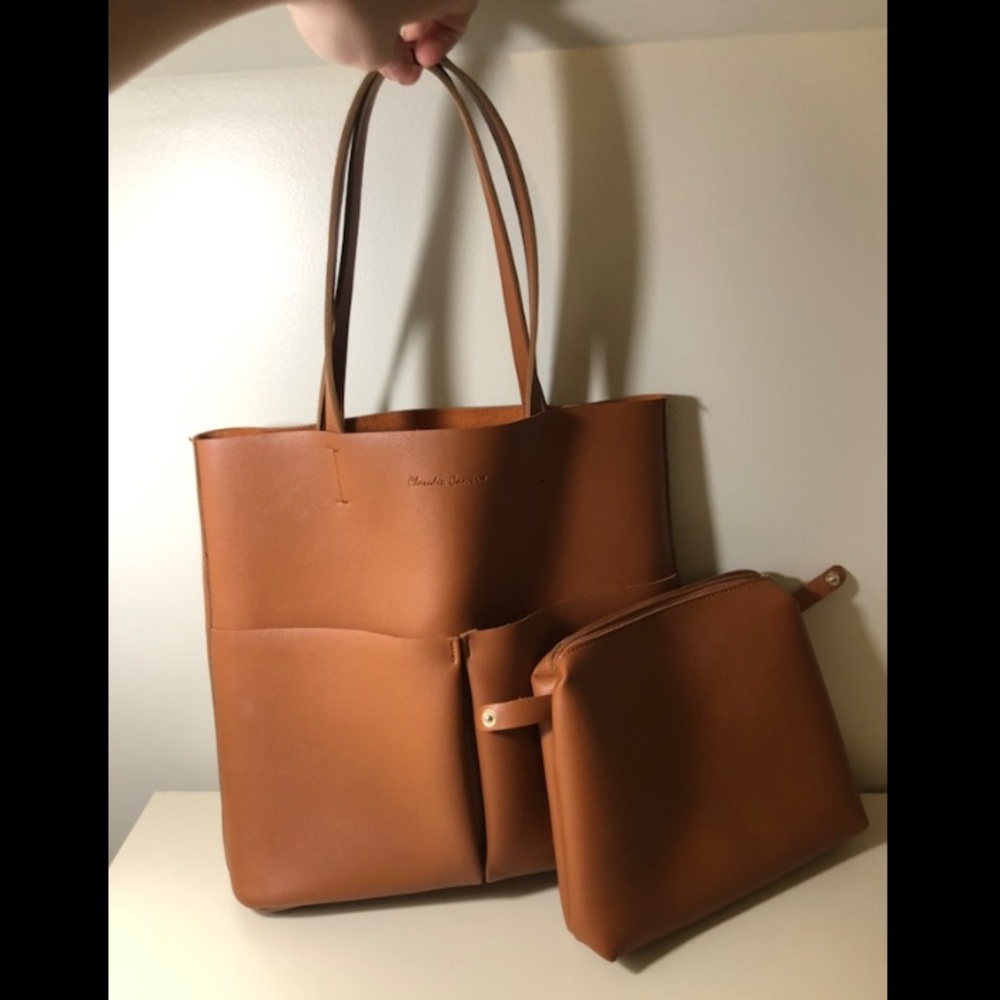 Vegan Leather Shoulder Bag